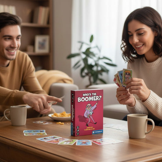 Juego de cartas Who’s The Boomer – Party game divertido español