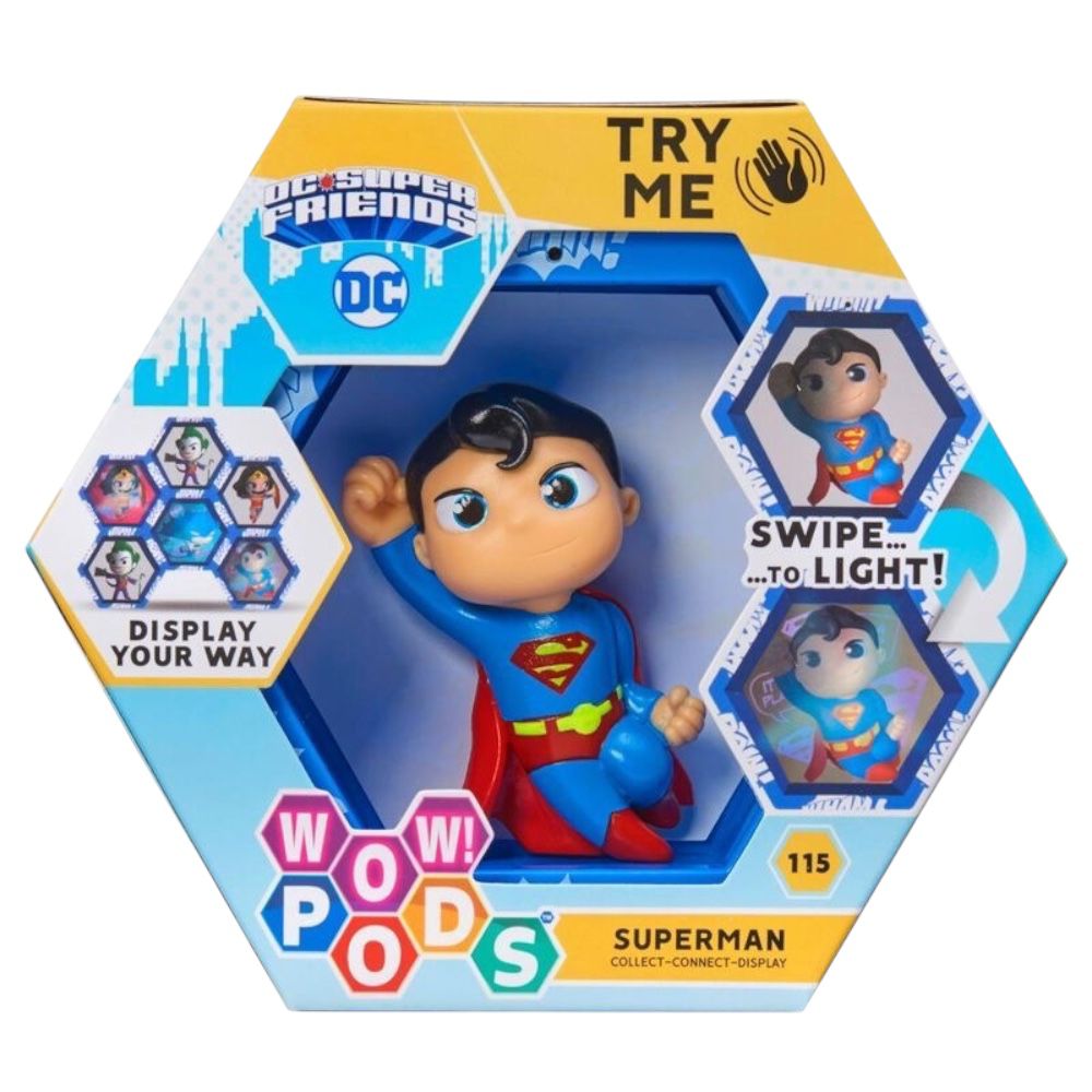 Figura led WOW! PODS Superman DC Comics regalo genial