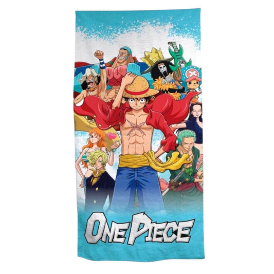 Toalla One Piece Microfibra 70x140cm - Anime Playa Piscina