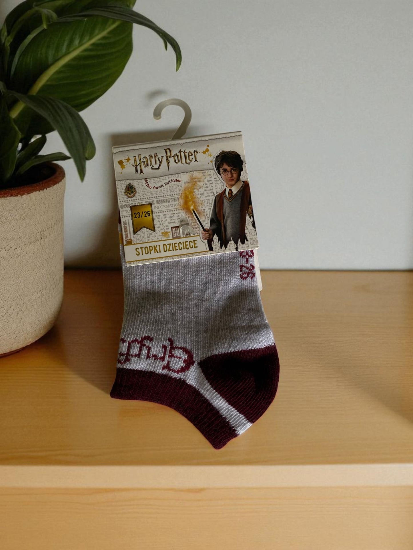 Pack 2 calcetines Harry Potter Gryffindor + Hogwarts – 75% algodón”