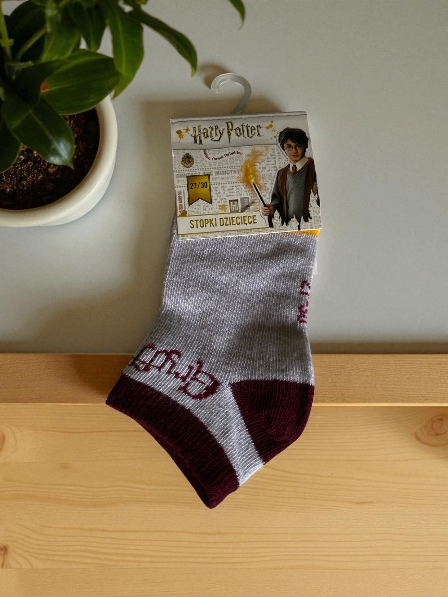 Pack 2 calcetines Harry Potter Gryffindor + Hogwarts – 75% algodón”