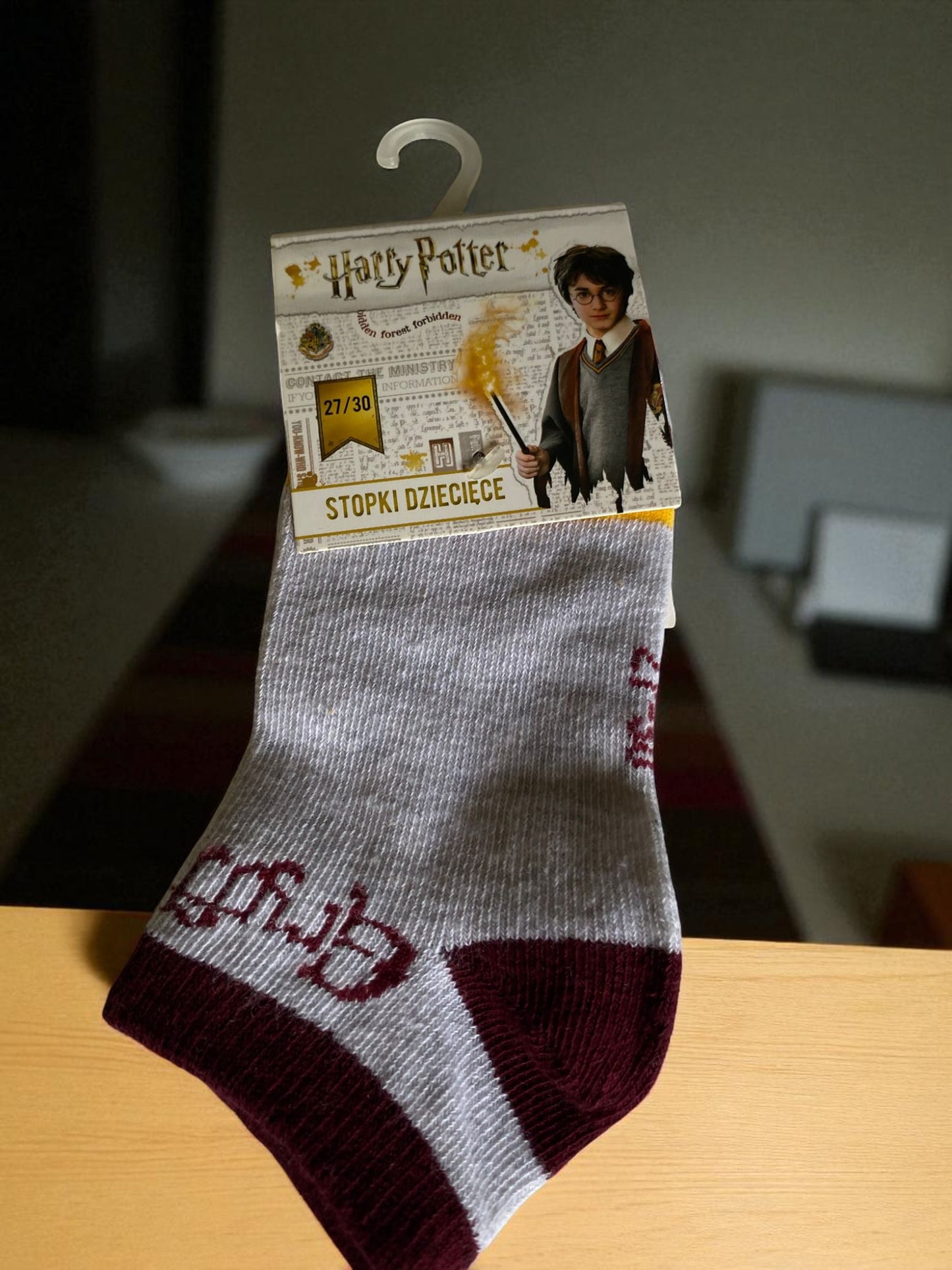 Pack 2 calcetines Harry Potter Gryffindor + Hogwarts – 75% algodón”