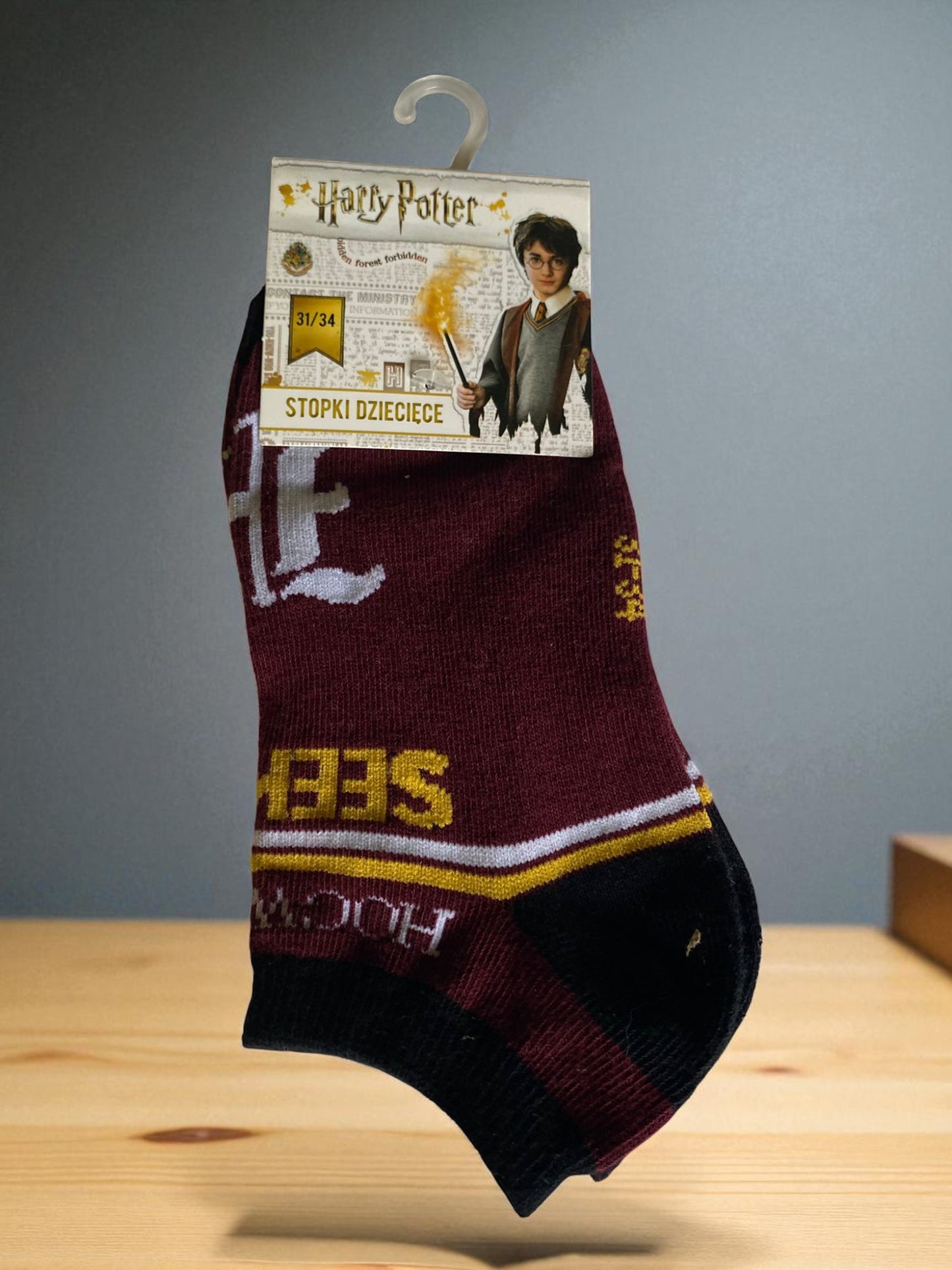 Pack 2 calcetines Harry Potter Gryffindor + Hogwarts – 75% algodón”