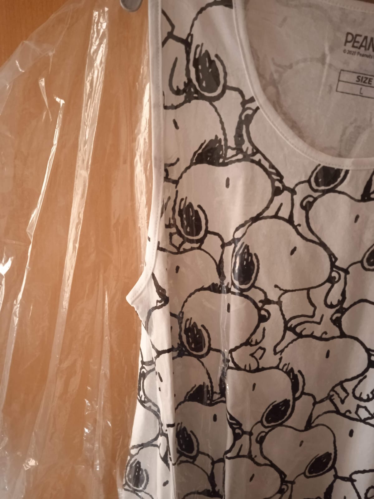 Vestido Snoopy Adulto Talla L 100% Algodón - Edición Limitada Peanuts - Compra Ahora