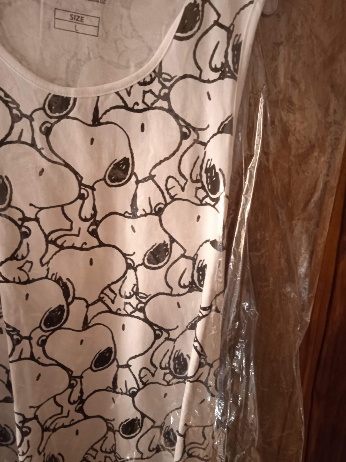 Vestido Snoopy Adulto Talla L 100% Algodón - Edición Limitada Peanuts - Compra Ahora