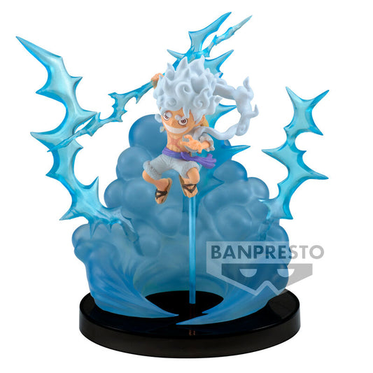 Figura Luffy Gear 5 WCF One Piece 13cm - Nika Sol Colección Oficial Banpresto