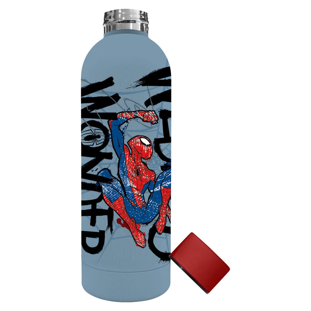 Botella Spiderman Marvel Aluminio 500ml – Botella Infantil Oficial