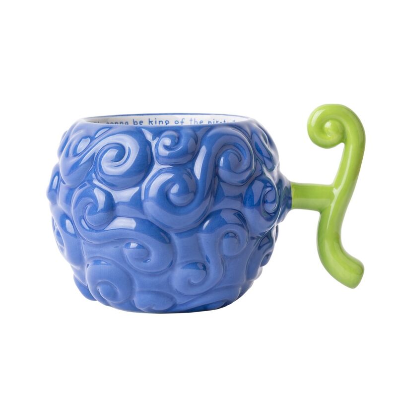 Taza 3D Fruta del Diablo One Piece 500ml - Gomu Gomu Netflix Dolomita Relieve