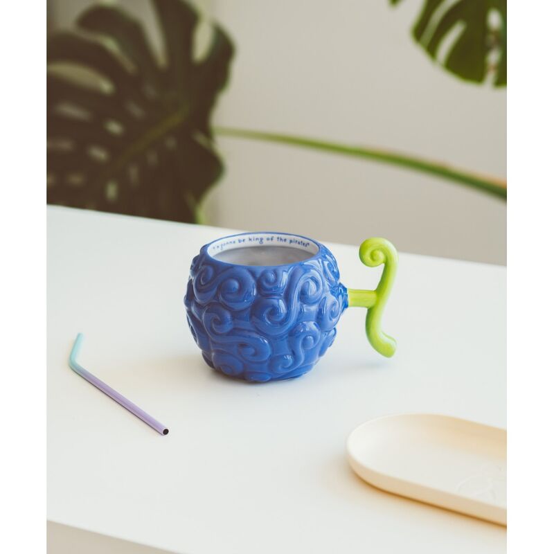 Taza 3D Fruta del Diablo One Piece 500ml - Gomu Gomu Netflix Dolomita Relieve