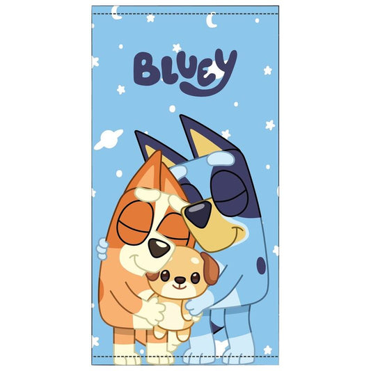 Toalla Bluey y Bingo Microfibra 70x140 cm | Playa y Piscina