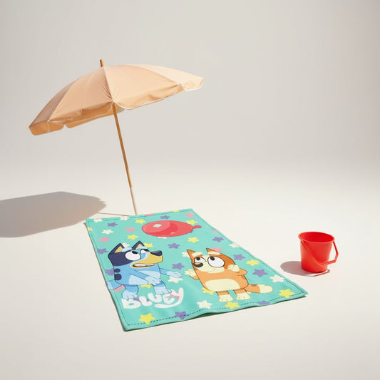Toalla Bluey Microfibra 70x140cm – Secado Rápido Infantil Oficial