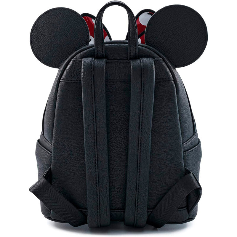 Mochila Minnie Disney Loungefly 26cm Piel Sintética Original - Bow Mujer Licencia Oficial