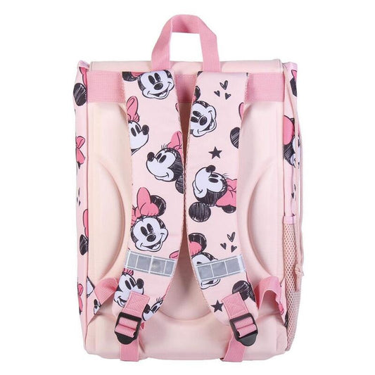 Disney Minnie Mouse Large Expandable School Backpack Size: 28.5 x 15 x 41 cm ideal for girls. Perfect gift