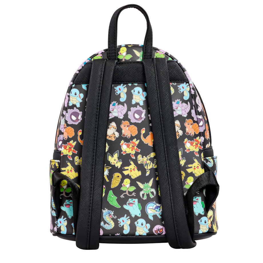 Mochila Pokémon Loungefly 26cm - Mini Backpack Oficial Colección Premium