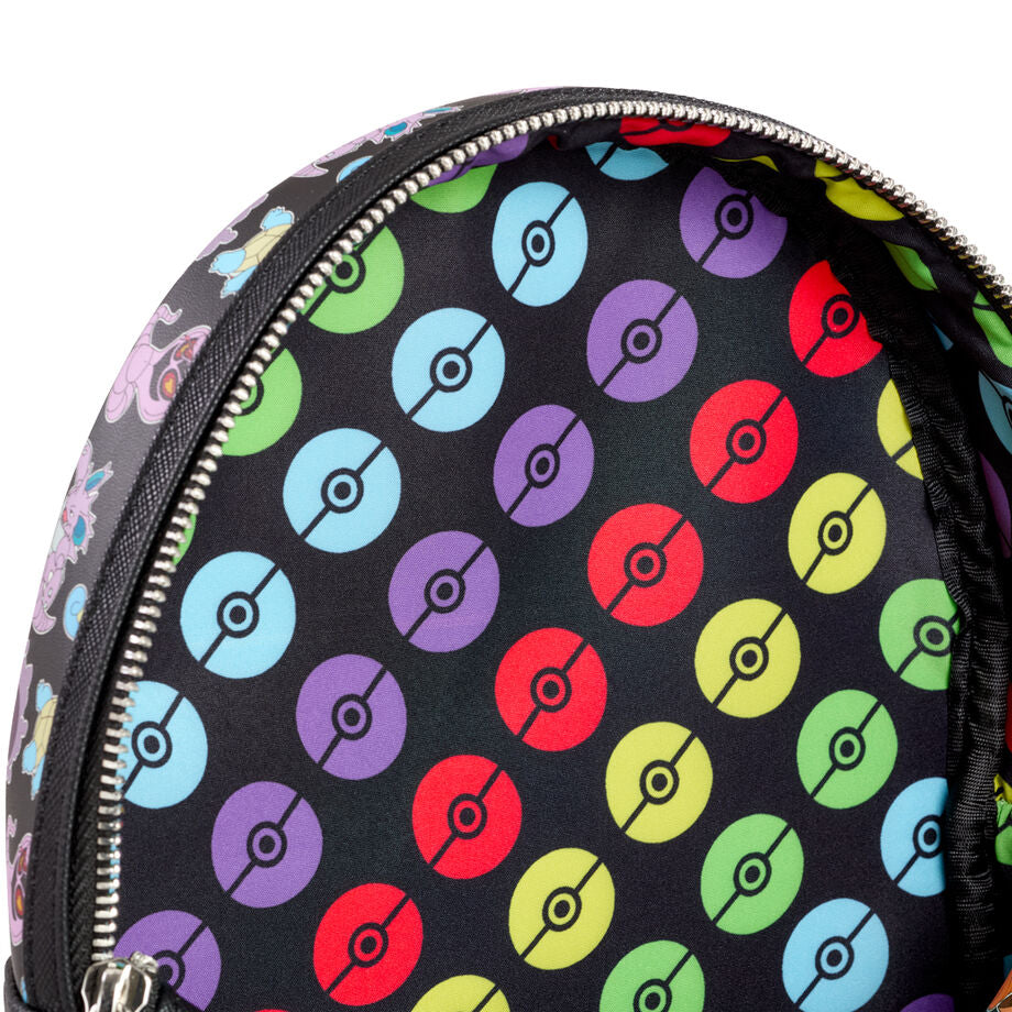 Mochila Pokémon Loungefly 26cm - Mini Backpack Oficial Colección Premium