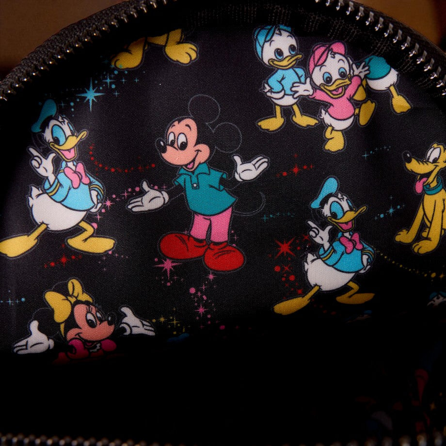 Loungefly Bossa Creuada Mickey Orejas - Edició Limitada, Corretja Desmuntable i Multiple Espais