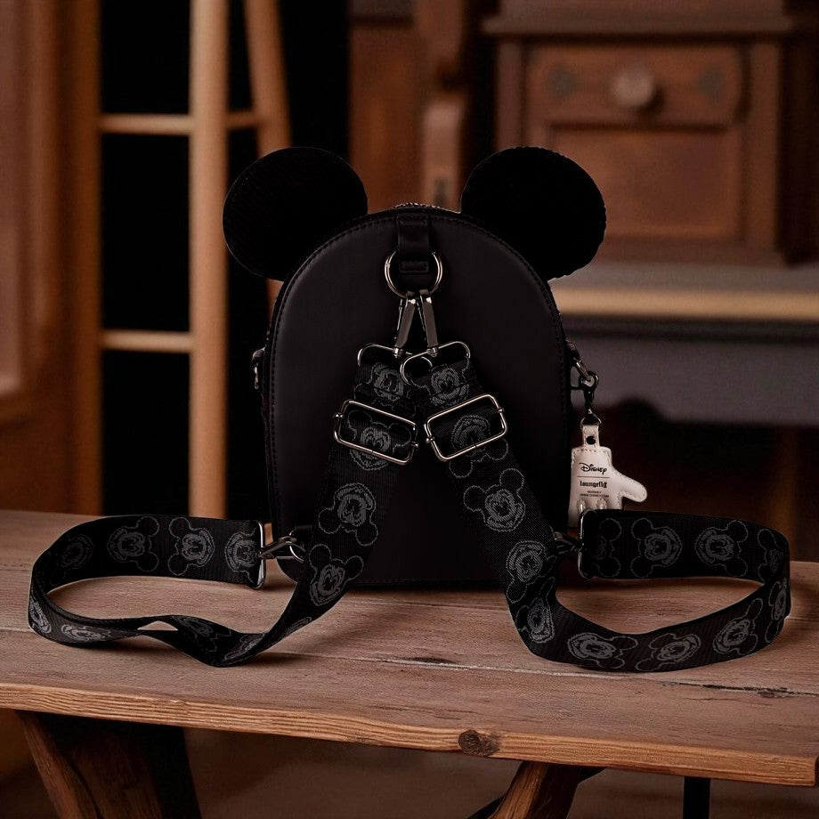 Loungefly Bossa Creuada Mickey Orejas - Edició Limitada, Corretja Desmuntable i Multiple Espais