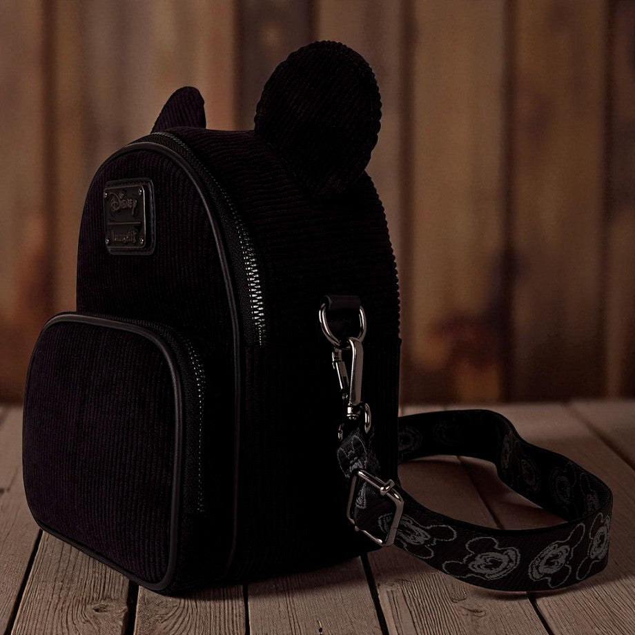 Loungefly Bossa Creuada Mickey Orejas - Edició Limitada, Corretja Desmuntable i Multiple Espais