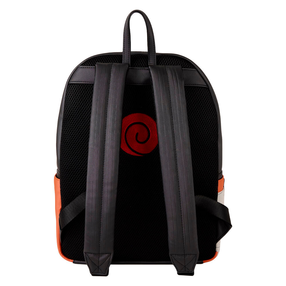 Mochila Naruto Shippuden Loungefly piel vegana 45cm Grande Anime Oficial - Uzumaki Cosplay Ninja Hokage