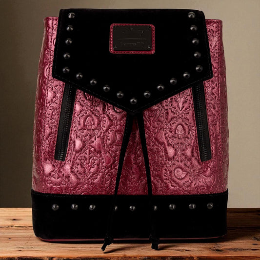 Mochila Villanas Disney Loungefly 26cm Tamaño: 22,86x11,43x26,67cm.