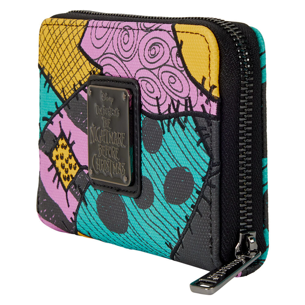 🎃 Cartera Sally Pesadilla Antes de Navidad Disney Loungefly - Billetera Zip Exclusiva Coleccionable 15cm ⭐