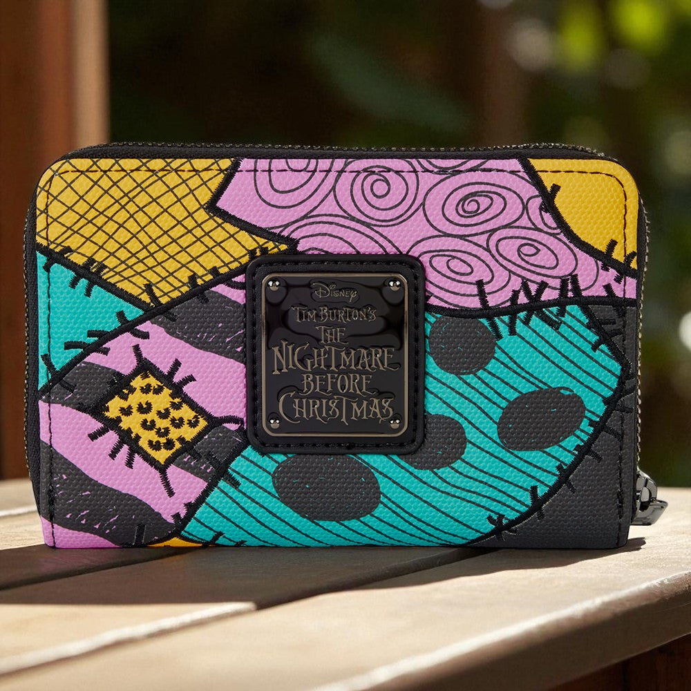 🎃 Cartera Sally Pesadilla Antes de Navidad Disney Loungefly - Billetera Zip Exclusiva Coleccionable 15cm ⭐