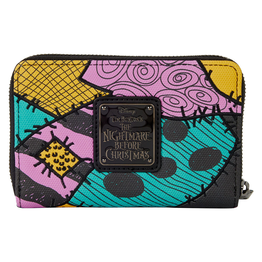 🎃 Cartera Sally Pesadilla Antes de Navidad Disney Loungefly - Billetera Zip Exclusiva Coleccionable 15cm ⭐