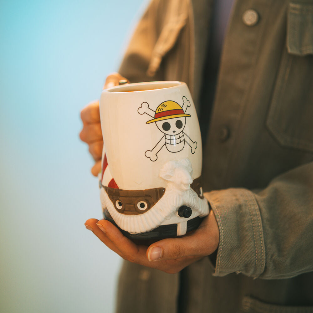 Jarra Going Merry One Piece 750ml – Taza 3D Oficial Pintada a Mano