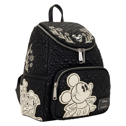 Mochila Mickey Disney Loungefly 26 cm – Mini Backpack Oficial con Detalles Bordados