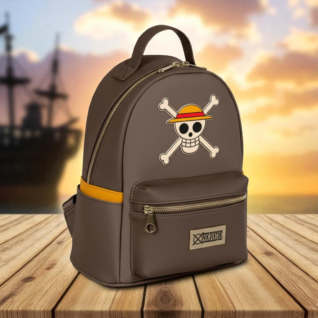 Mochila One Piece Heady Skull 29cm - Piratas Mugiwara Anime Manga Original