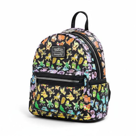 Mochila Pokémon Loungefly 26cm - Mini Backpack Oficial Colección Premium