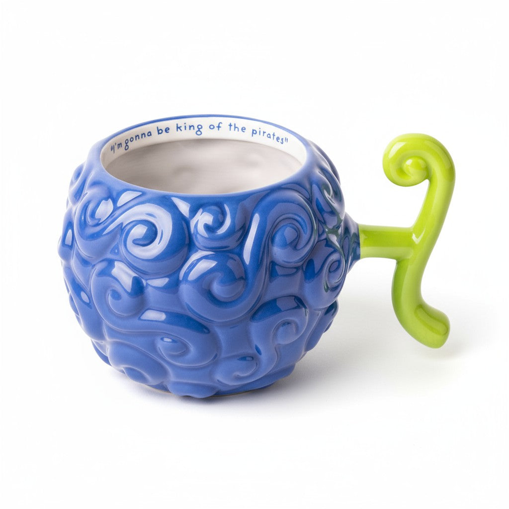 Taza 3D Fruta del Diablo One Piece 500ml - Gomu Gomu Netflix Dolomita Relieve
