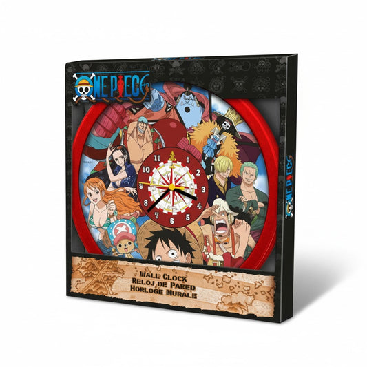 Reloj de Pared One Piece – 24,5 cm Kids Licensing Decoración Anime