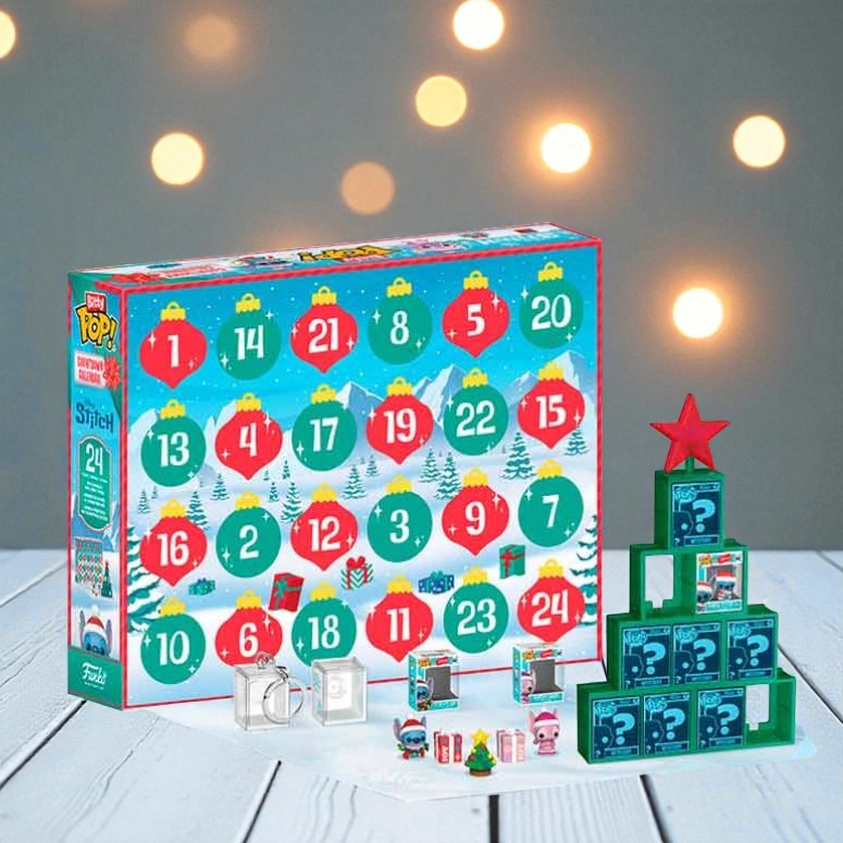 Calendario de Adviento Stitch Disney – 24 Sorpresas Bitty POP Oficial Funko