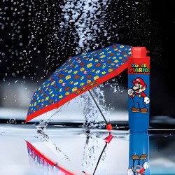 Paraguas plegable manual Super Mario Bros 50cm
