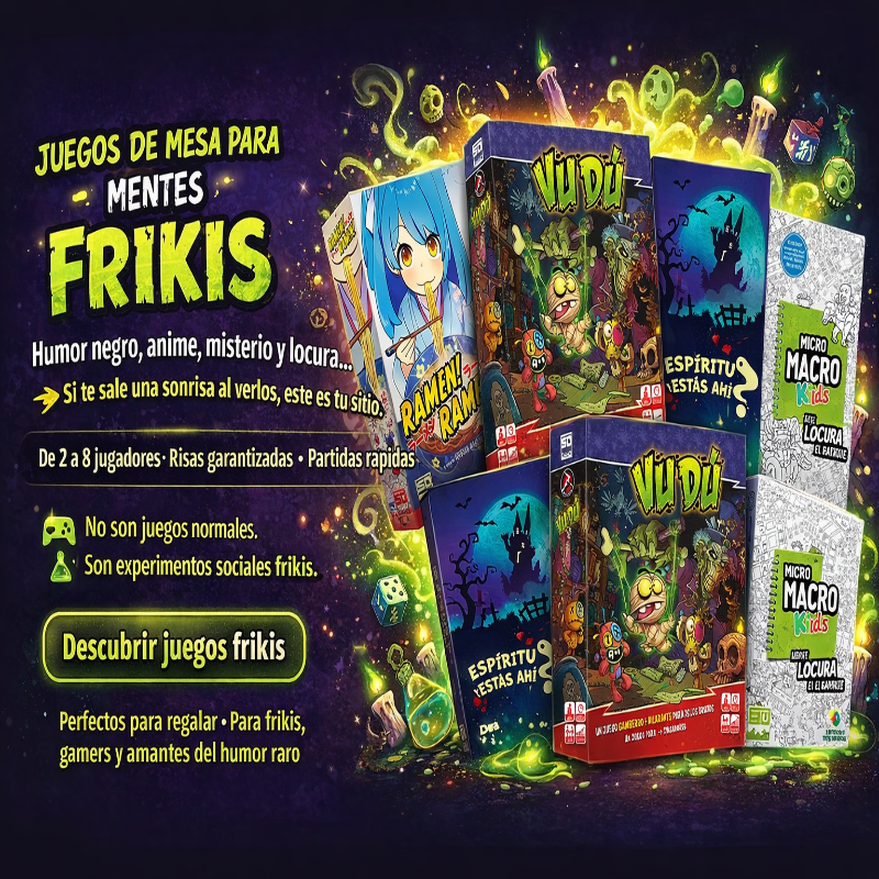 Juegos de mesa para mentes frikis