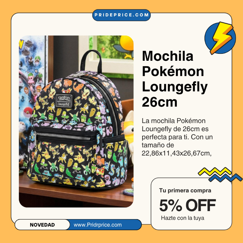 mochila pokemon Loungefly