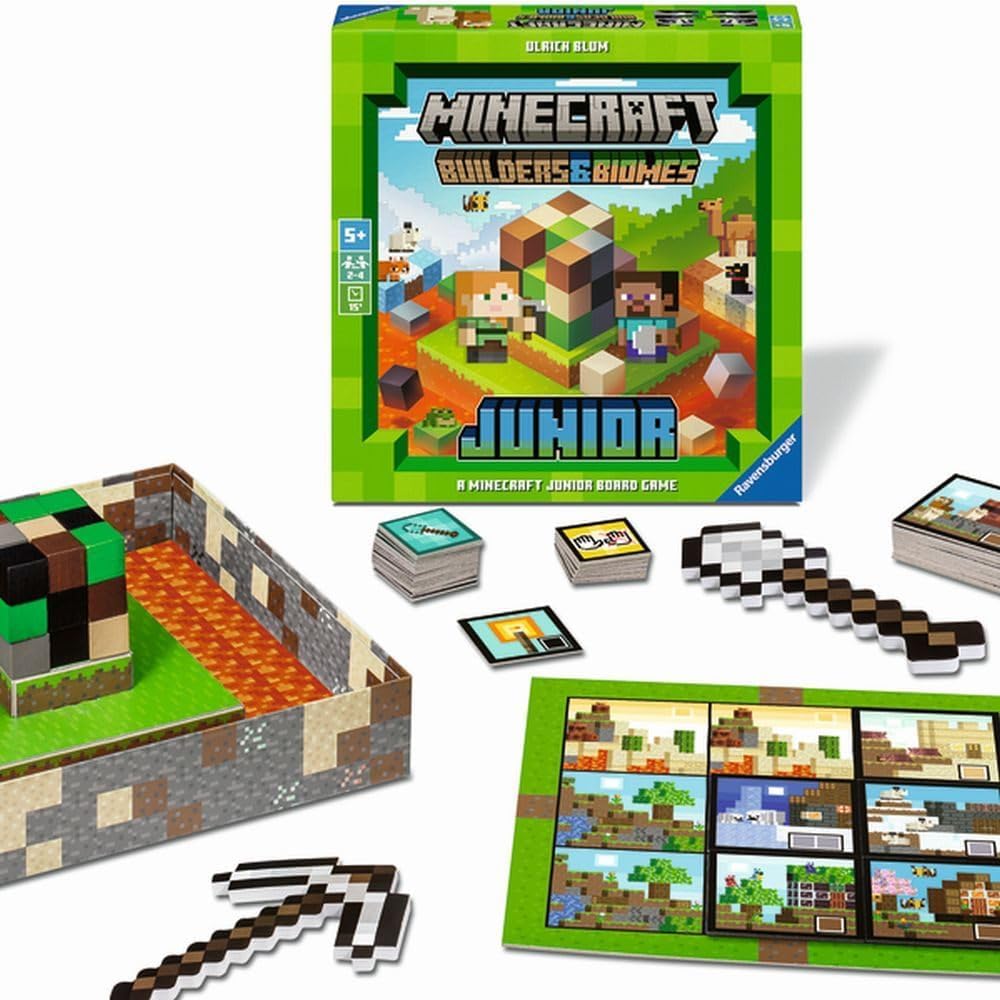 Minecraft Builders & Biomes Junior – Ravensburger (+5 años)