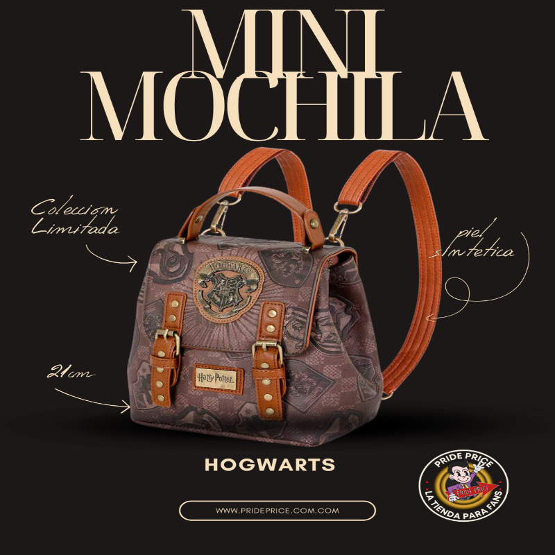 mini mochila hogwarts