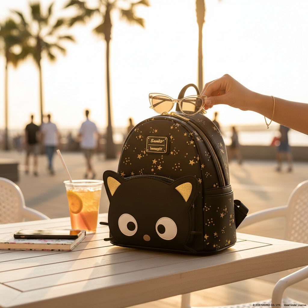 Mochila Chococat Stars Sanrio Loungefly 26cm – Mini Backpack Oficial Premium