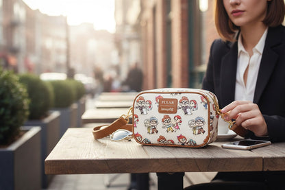 Bolso Bandolera Ellie y Carl Up Disney Loungefly – Beige