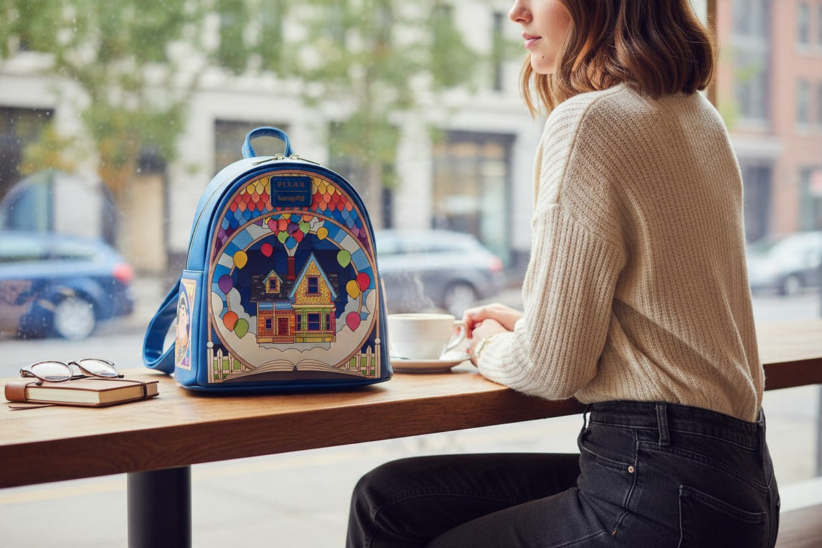 Mochila Up Disney Pixar Loungefly Stained Glass 26 cm – Casa y Globos