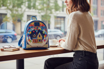 Mochila Up Disney Pixar Loungefly Stained Glass 26 cm – Casa y Globos