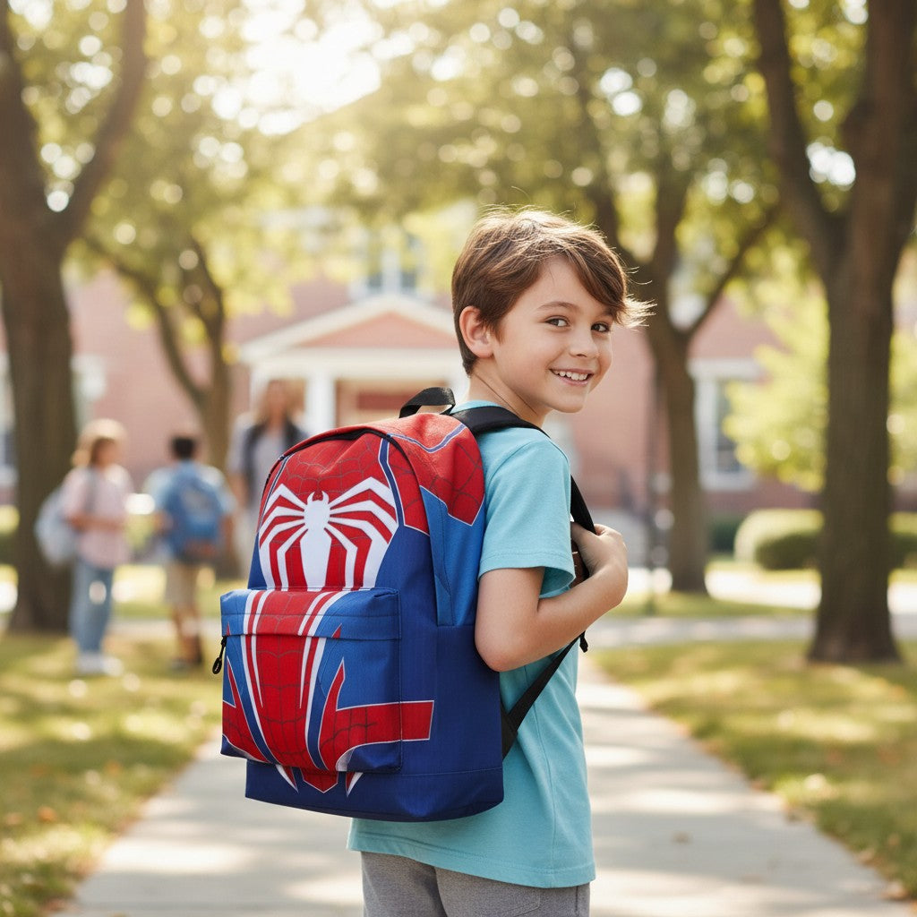 Mochila Spiderman Marvel 41cm Adaptable – Portátil y Trolley Oficial