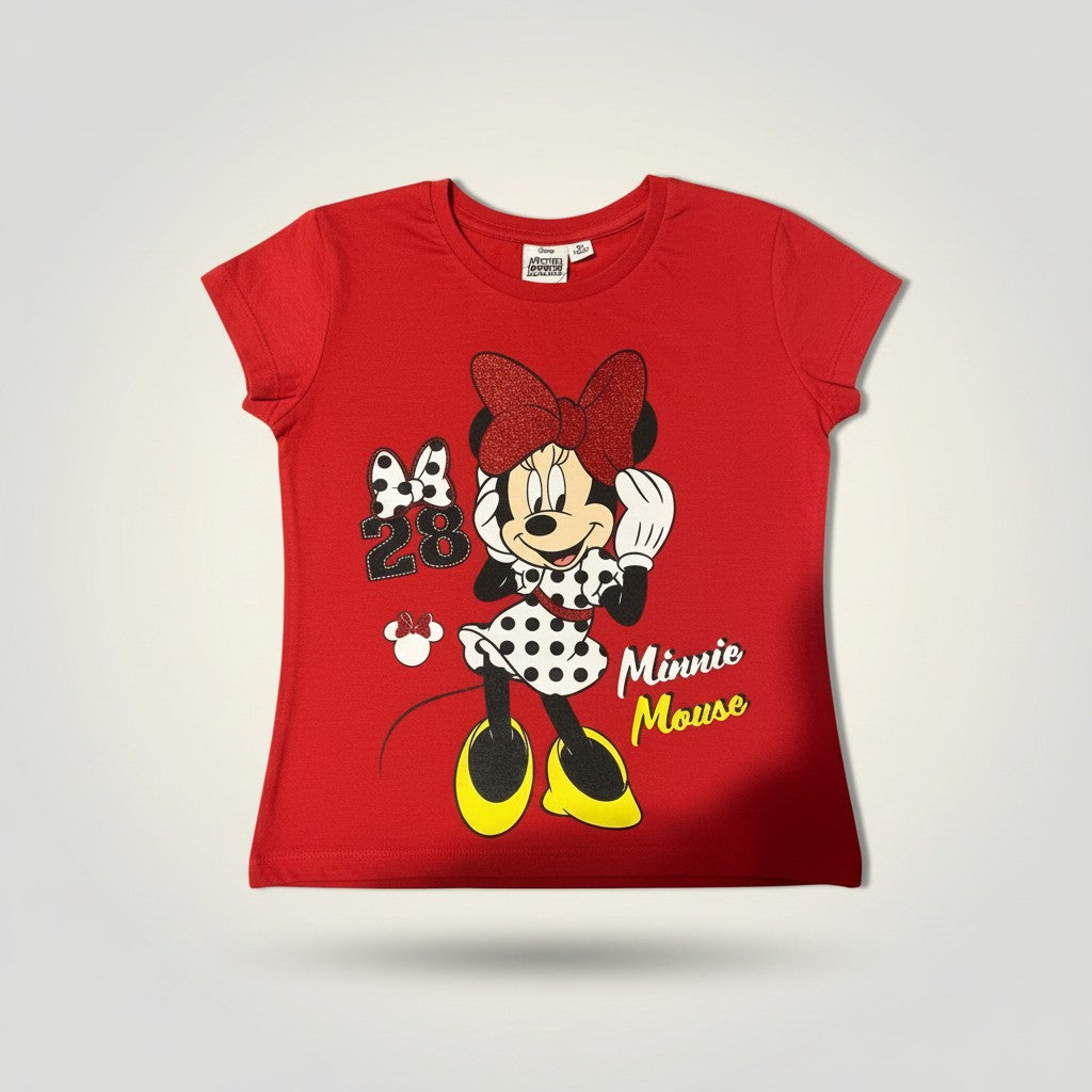 Samarreta nena Talla Minnie Mouse Nena 8 Anys - Vermell - 100% Cotó Cerda Group - regal