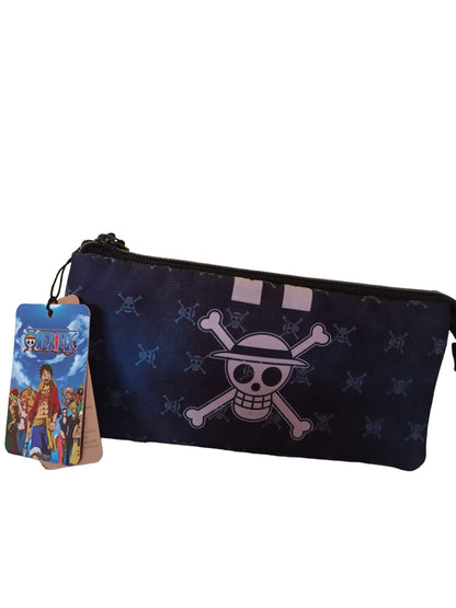 Vintage One Piece triple pencil case perfect for pencils,