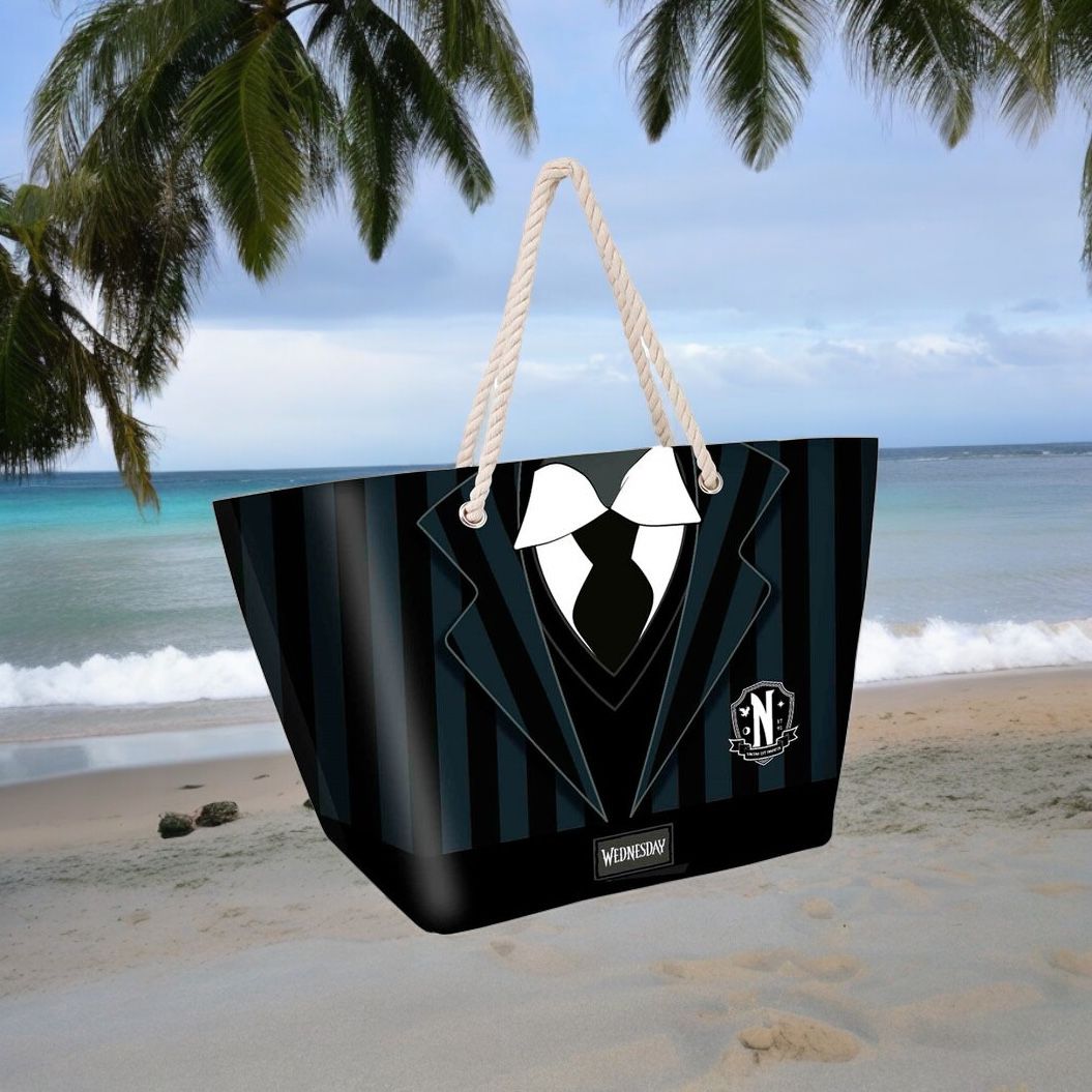 Sac de plage Karactermania Uniforme Mercredi 37x52x17cm