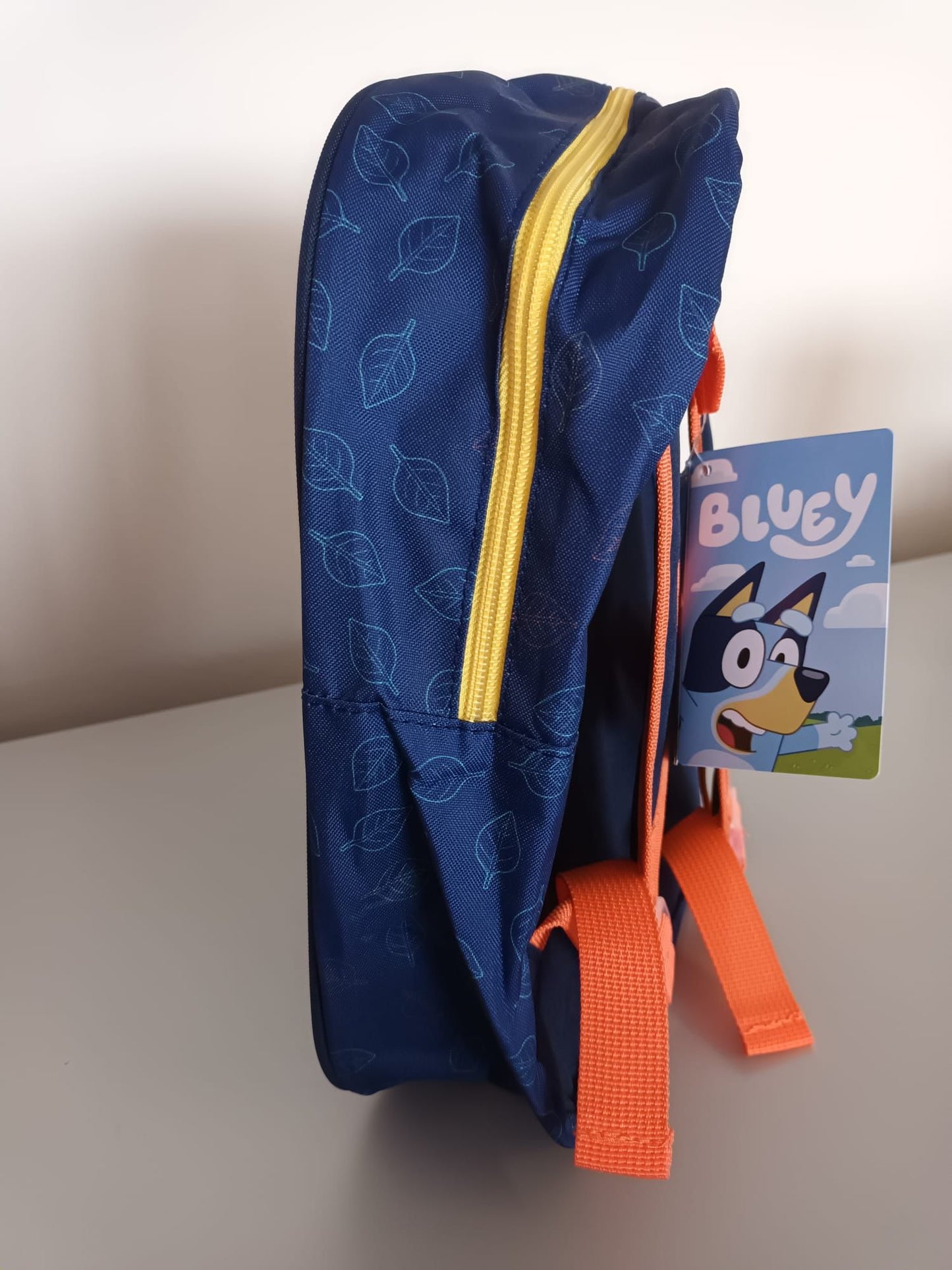 Leaves Bluey Kids Backpack 30cm - Size 24x10x30cm - Leaf Print - CYP BRANDS Gift for Kids