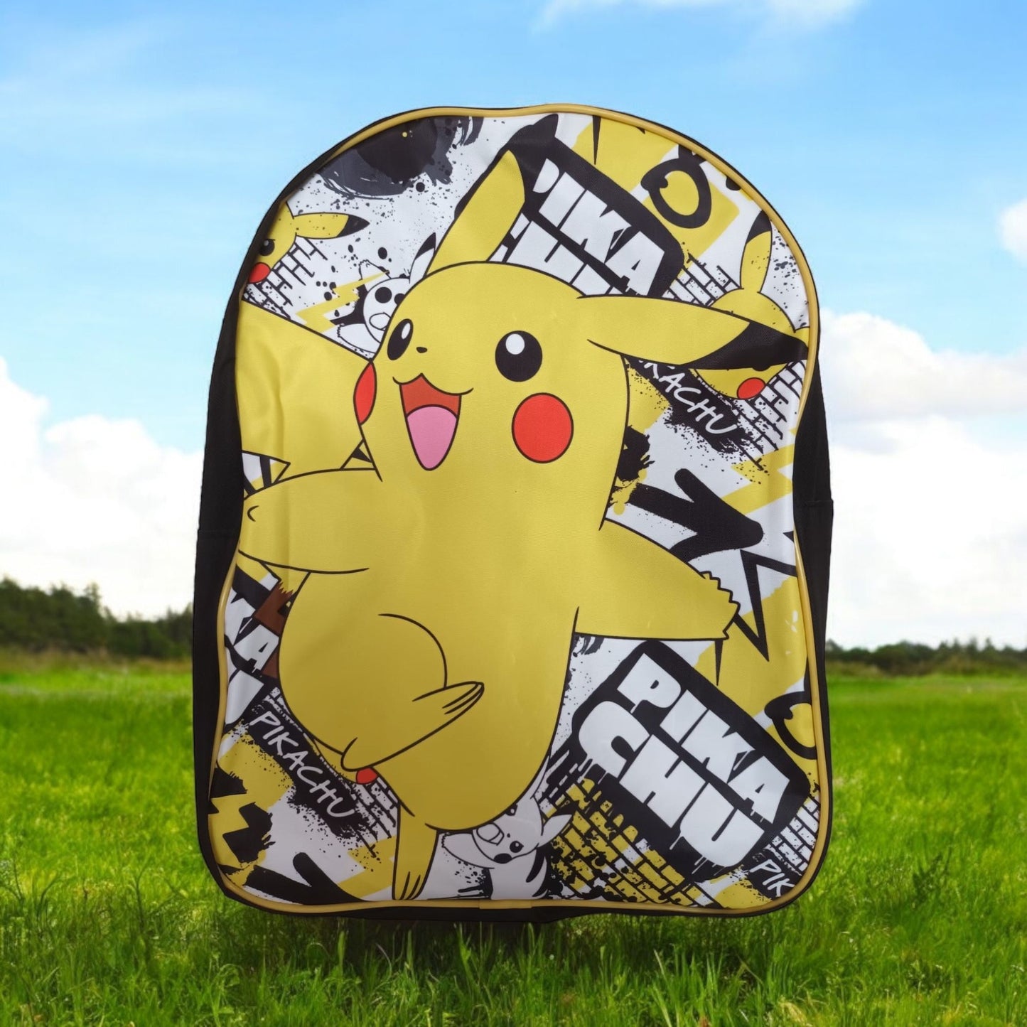 Mochila Pikachu Pokemon Pika 40cm - para niña y niño ,regalo perfecto