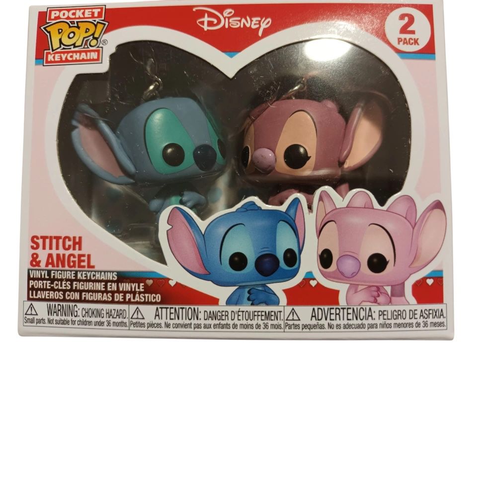 Pocket Pop Stitch And Angel - Funko Collectible Keychain